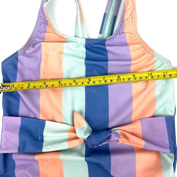 Wonder Nation Girls Multicolor One Piece/Two Piece Swimsuits Sz M 7/8 Set of 2 - Picture 11 of 14